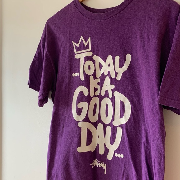 Stussy ‘Today Is A Good Day’ T-Shirt - Picture 8 of 9